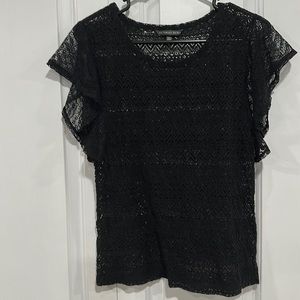 Victoria’a Secret see thru flutter sleeve top
